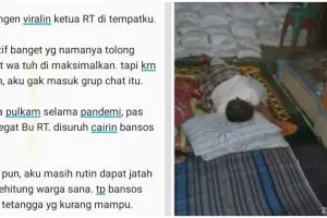 Kisah viral ketua RT urus bansos, tiap malam diam-diam begadang