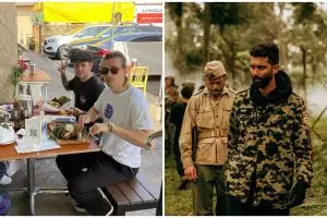Momen Yellow Claw kulineran di Los Angeles, makan mi dan nasi padang