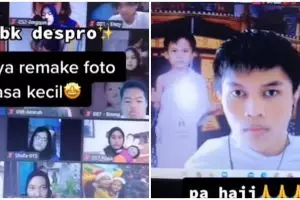 Reka ulang foto masa kecil, tema ospek mahasiswa baru ini kreatif