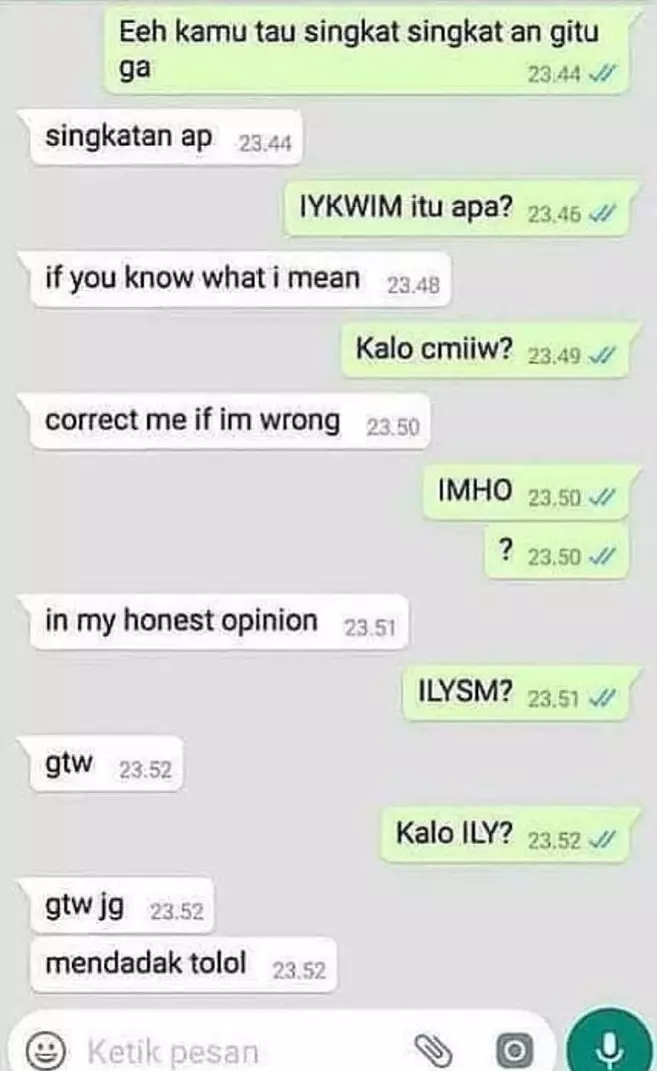 chat lucu udah nembak malah PHP © 2021 instagram.com