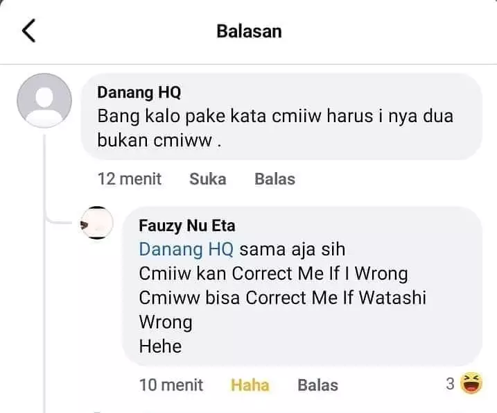 obrolan kolom komentar Facebook ngeselin © 2021 instagram.com