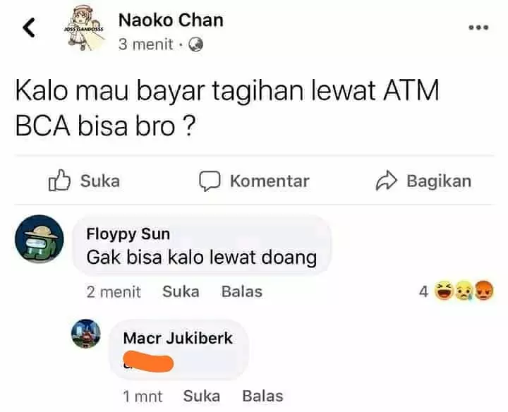 obrolan kolom komentar Facebook ngeselin © 2021 instagram.com