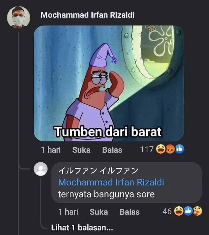 obrolan kolom komentar Facebook ngeselin © 2021 instagram.com