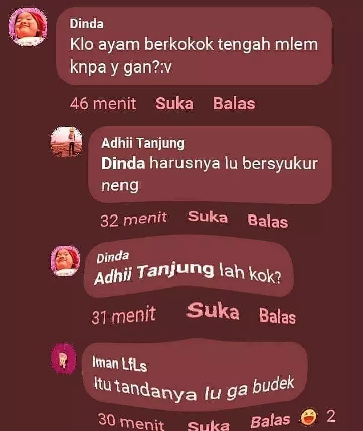 obrolan kolom komentar Facebook ngeselin © 2021 instagram.com