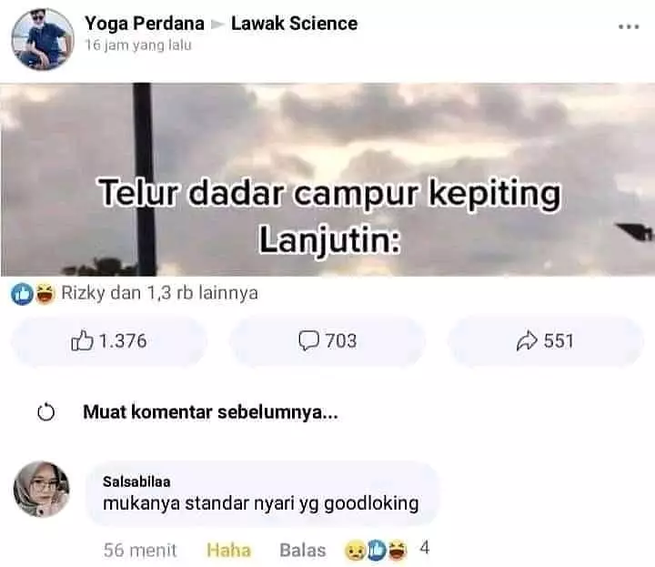 obrolan kolom komentar Facebook ngeselin © 2021 instagram.com