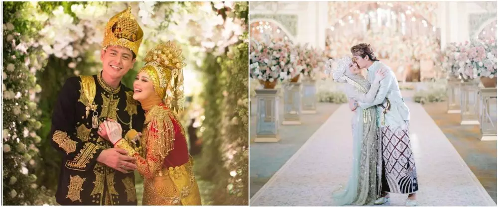 beda gaya cut meyriska dan lesty kejora  © instagram