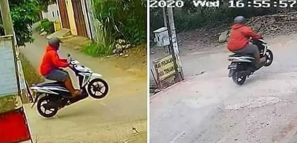 momen lucu waktu orang kelihatan di CCTV © 2021 1cak.com