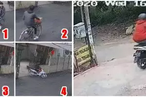 11 Momen lucu orang tertangkap CCTV ini bikin melongo
