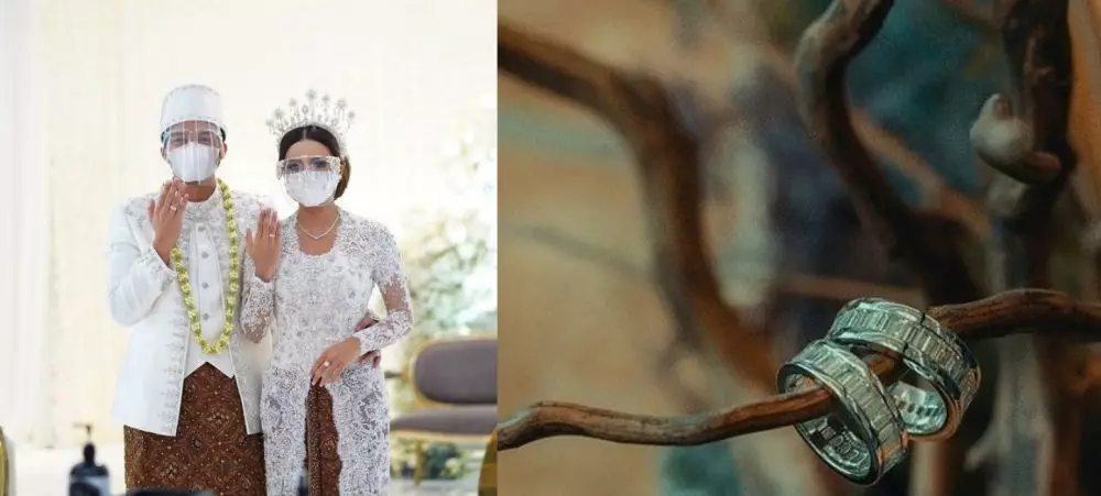Potret cincin nikah pasangan seleb dari berbagai sumber