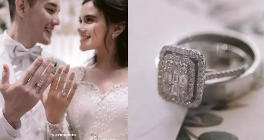 Potret cincin nikah pasangan seleb dari berbagai sumber
