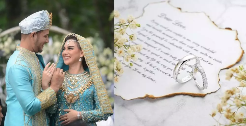 Potret cincin nikah pasangan seleb dari berbagai sumber