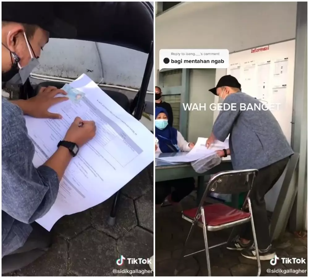 cetak form vaksin © 2021 TikTok