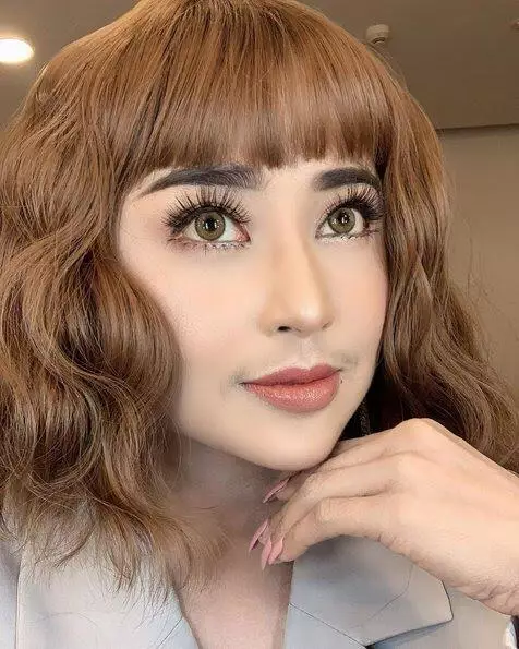 Pedangdut rambut blonde © 2021 brilio.net