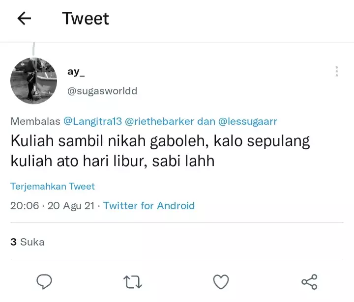 NGAKAK - 11 Cuitan lucu tentang nikah muda ini endingnya bikin kesal Berbagai sumber 