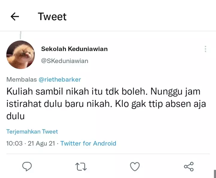NGAKAK - 11 Cuitan lucu tentang nikah muda ini endingnya bikin kesal Berbagai sumber 
