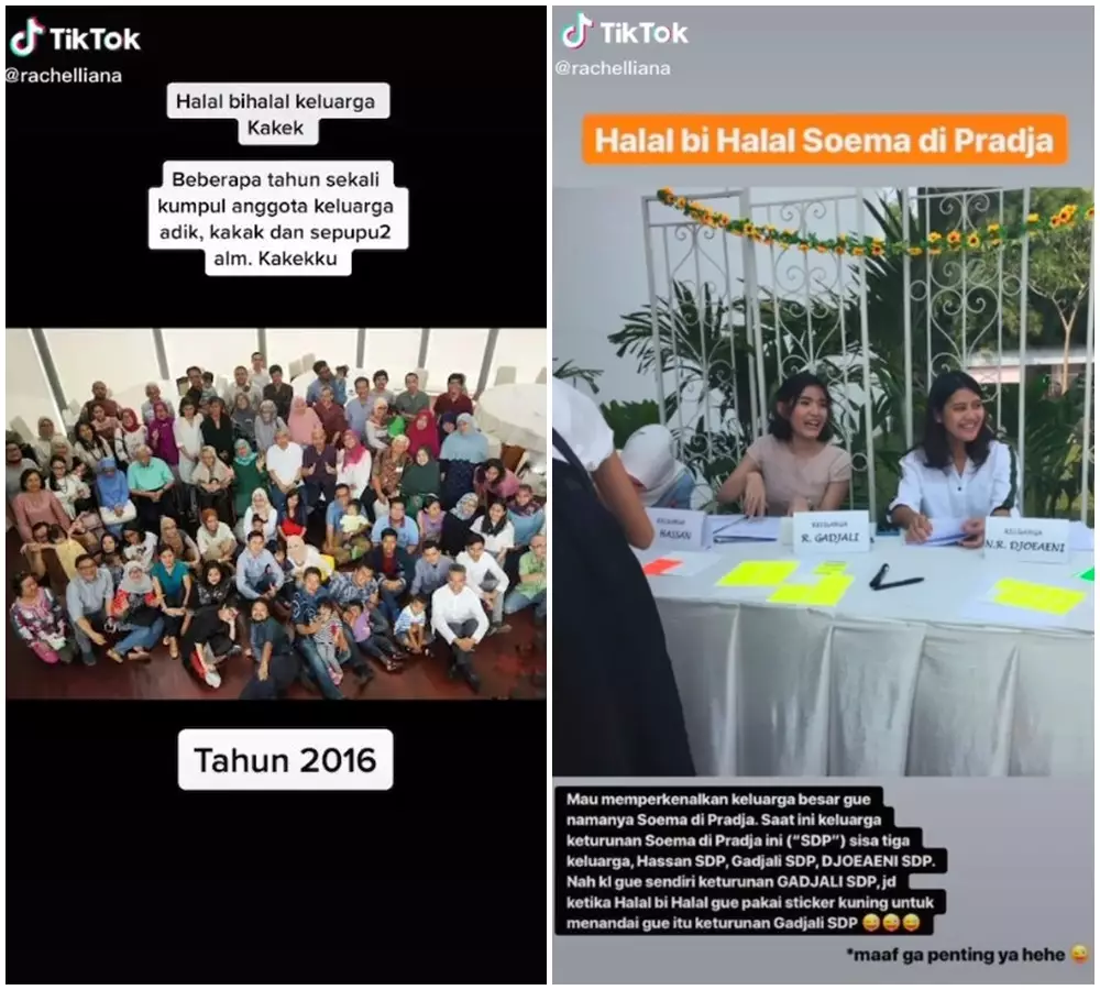 kumpul keluarga pake pin © 2021 TikTok