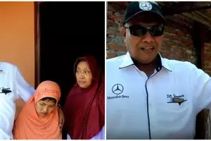 Aksi dermawan bos PO Haryanto bedah rumah tukang becak, bikin salut