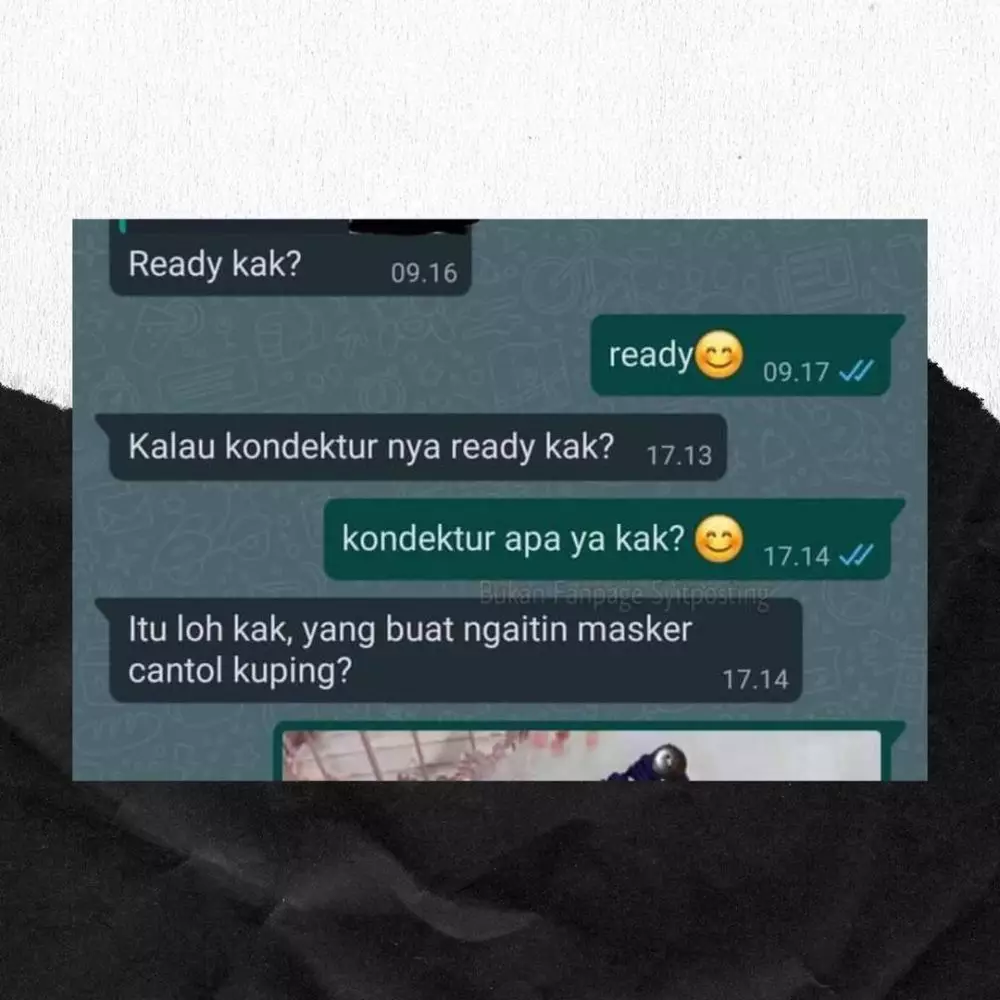 pembeli online shop malah gagal fokus waktu chat © 2021 instagram.com