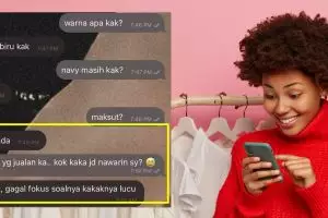 11 Chat lucu pembeli online shop malah gagal fokus ini kocak pol