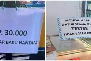 13 Peringatan lucu di toko ini bikin yang beli mikir keras