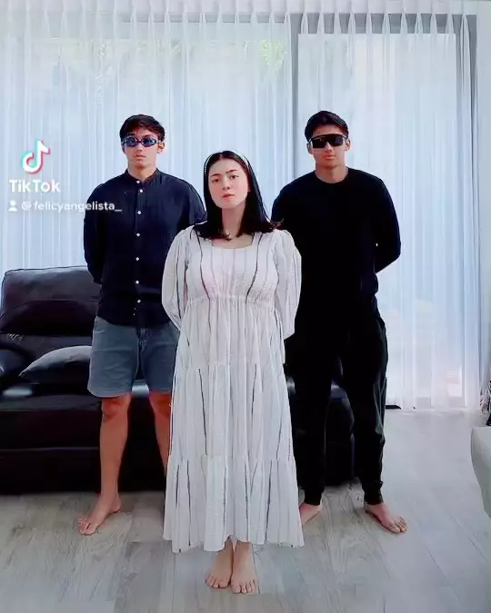 gaya outfit hamil ala felicya angelista © instagram