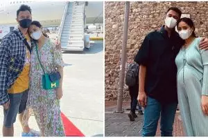 Taksiran harga fashion item Nagita Slavina selama liburan di Turki