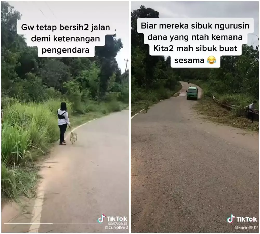 bersih bersih jalan © 2021 berbagai sumber