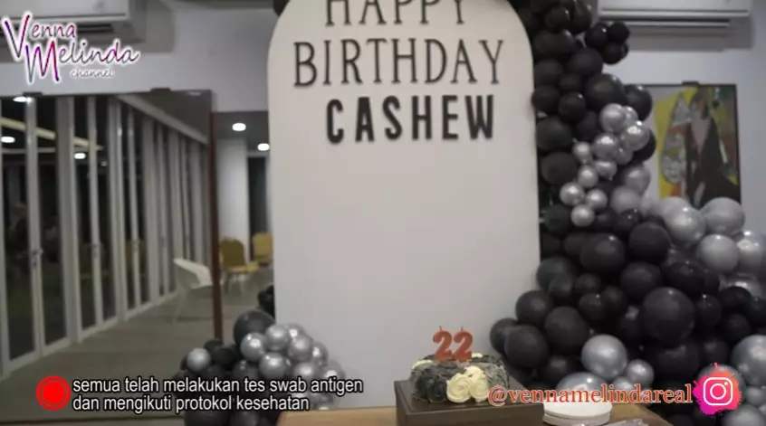 Momen ultah Athalla Naufal YouTube/Venna Melinda Channel