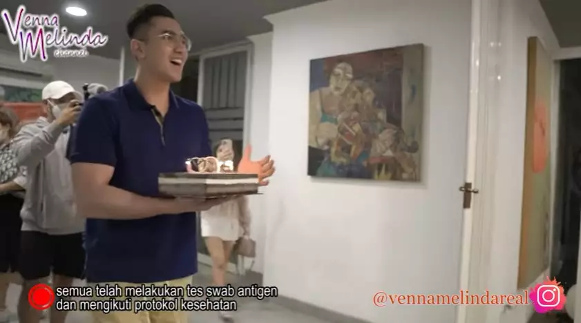 Momen ultah Athalla Naufal YouTube/Venna Melinda Channel