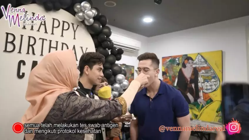 Momen ultah Athalla Naufal YouTube/Venna Melinda Channel