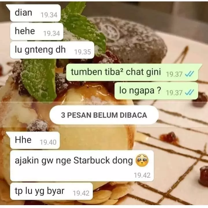 chat lucu temen malah asal gampangin banget © 2021 instagram.com chat lucu temen malah asal gampangin banget © 2021 instagram.com