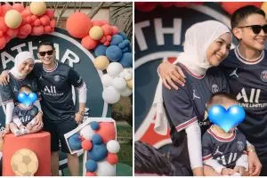 7 Momen Rezky Aditya dan Citra Kirana rayakan ultah anak, bertema bola
