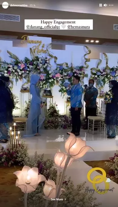 Momen lamaran Danang D'Academy Instagram © 2021 brilio.net