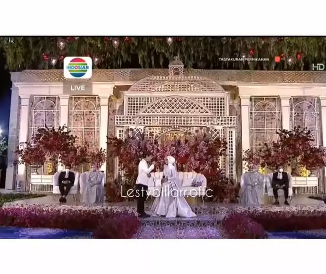 Momen tasyakuran pernikahan Lesty Kejora Instagram © 2021 brilio.net