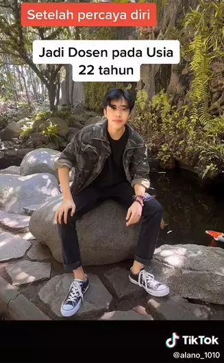 Pernah dilempar batu karena tak bisa baca © TikTok/@alan_1010