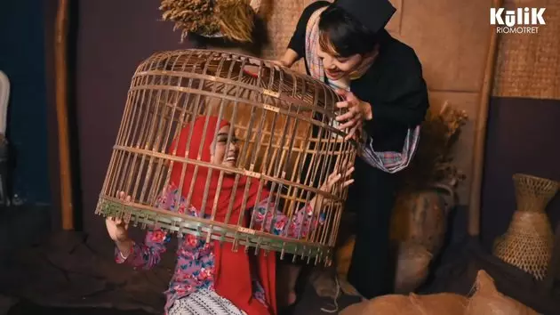 pemotretan Lesty Billar bertema Kabayan © 2021 brilio.net