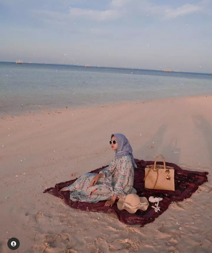 Pesona Nura, calon istri Danang DA Instagram/@hemasnura