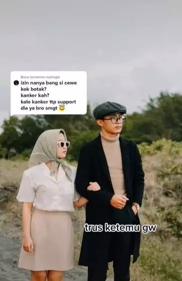 Pria ini ungkap alasan pacarnya milih tampil botak TikTok