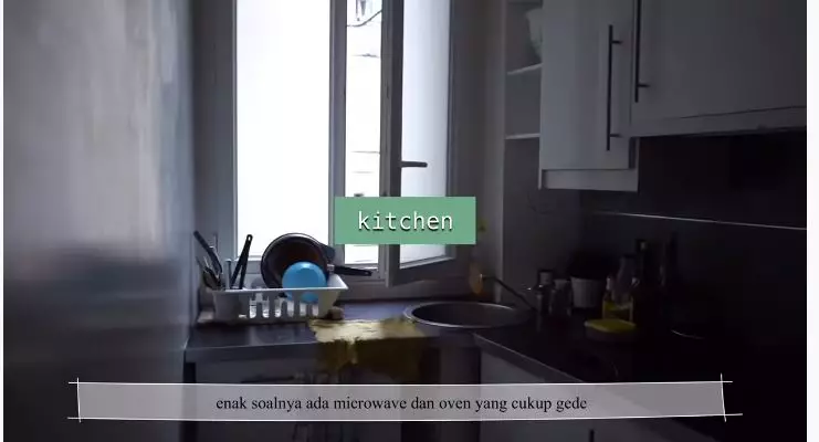 potret apartemen jesselyn saat sekolah di paris © YouTube