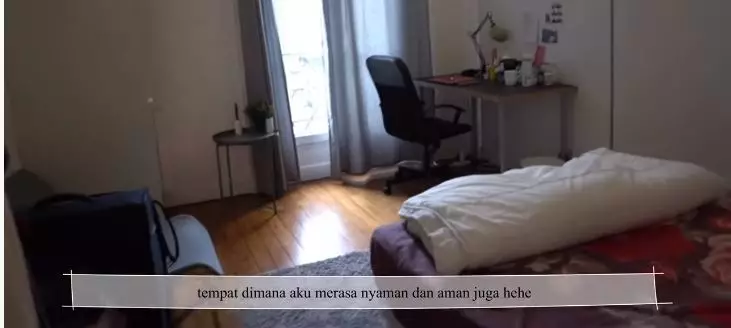 potret apartemen jesselyn saat sekolah di paris © YouTube