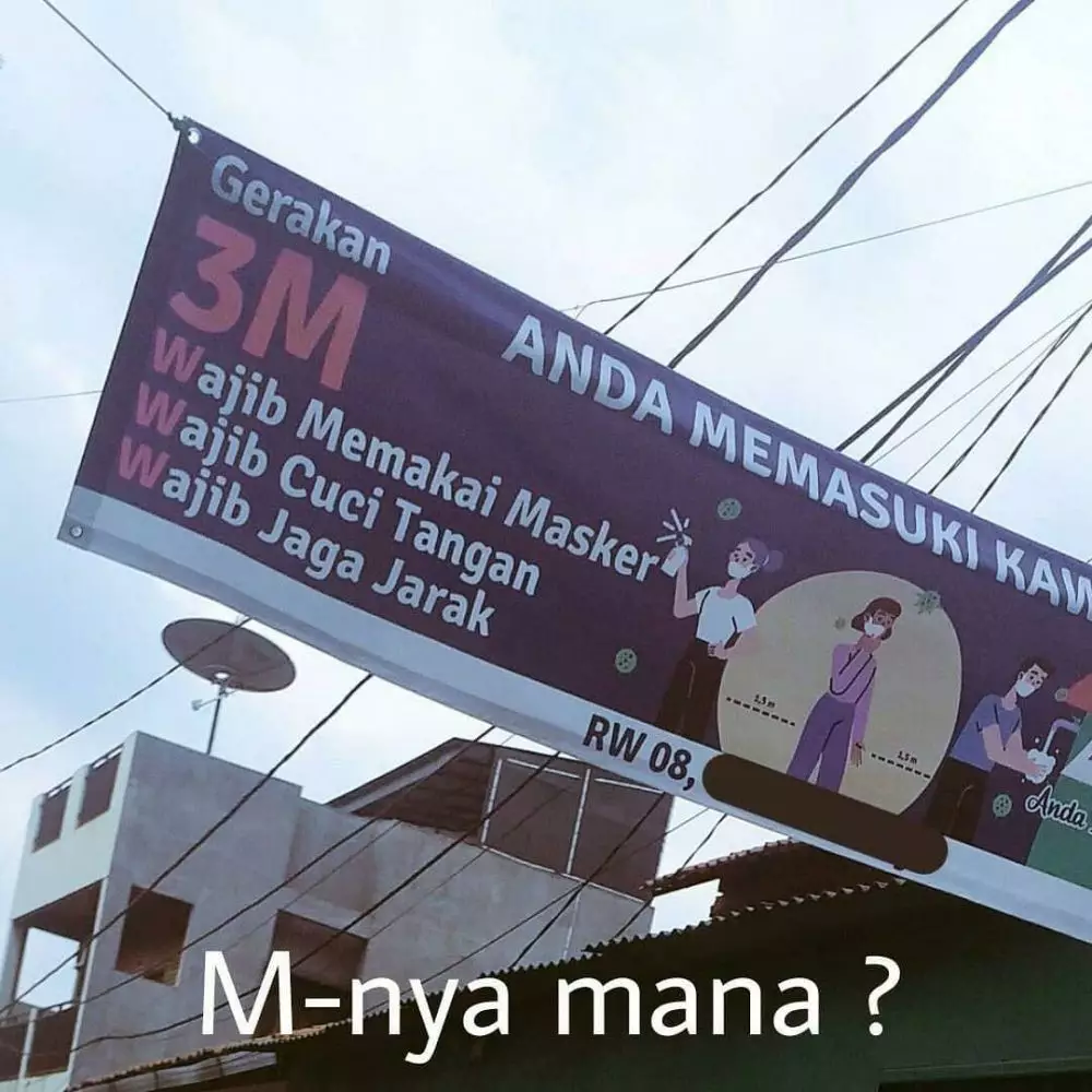 singkatan di peringatan lucu dan bikin bingung © 2021 1cak.com