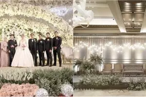 Potret dekorasi pernikahan 8 seleb bertema internasional, inspiratif