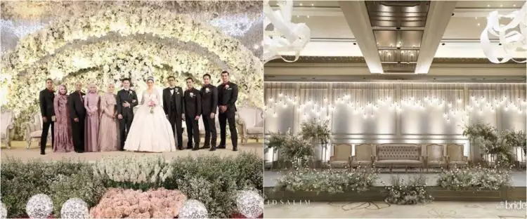 Potret dekorasi pernikahan 8 seleb bertema internasional, inspiratif