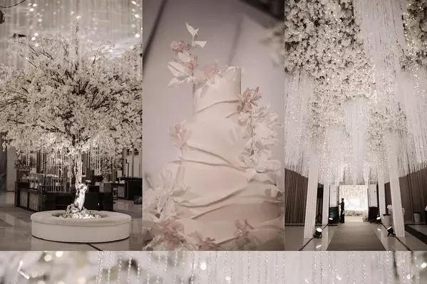 Potret kue pernikahan penyanyi wanita © 2021 brilio.net