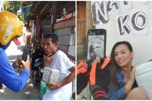 11 Pose lucu orang waktu nerima paket, mirip model papan atas nih