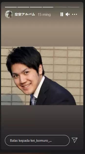 potret kei komuro © 2021 Instagram