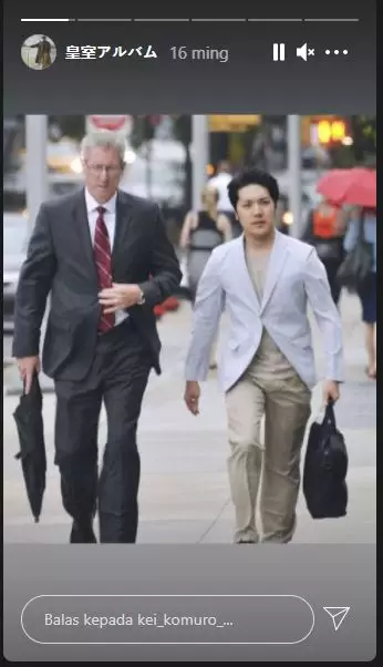 potret kei komuro © 2021 Instagram