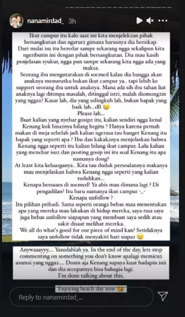 Dituding sindir Tyna Kanna lewat tips pernikahan Instagram Dituding sindir Tyna Kanna lewat tips pernikahan Instagram