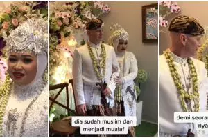 Viral perjuangan bule demi menikahi perempuan Indonesia, jadi mualaf