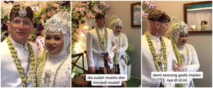 Viral perjuangan bule demi menikahi perempuan Indonesia, jadi mualaf